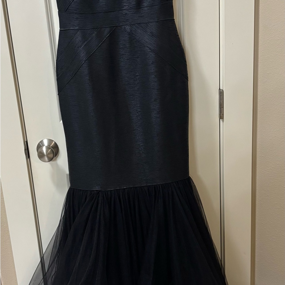 Fashion Nova Black Textured Dress